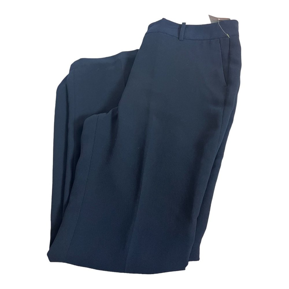 Jones Wear Essentials Womens Navy Lined Dress Pants Size 12 Classy